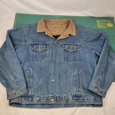 Sonoma тяжелый джинсовой ткани фланели с подкладкой водитель грузовика Jean куртка классический мужской XL - Изображение 1 из 4