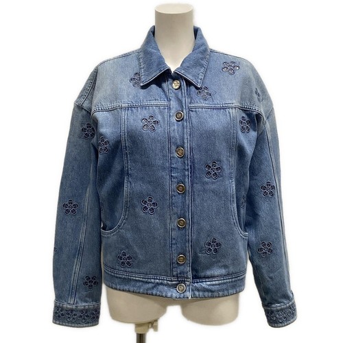 Giacca leggera donna cotone originale CHANEL P76751 blu [materiale esterno]