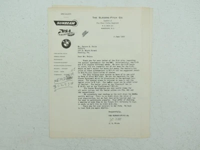 1955 年和 1956 年 Sunbeam BSA 宝马经销商信件 B15208 — 第 1/3 张图片