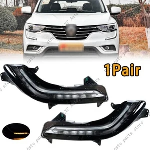 Pair LED Daytime Running Light DRL For Renault Koleos 2 Samsung QM6 2017-2023 - Picture 1 of 11