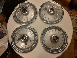 Vintage Hubcaps 1966 Dodge Dart Set Of Four - Picture 1 of 8