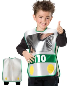 Kinder Polizei Auto Umhang Fasching Karneval Party Cosplay Gr. 98 bis 116 - Picture 1 of 3