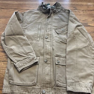 Boys LLBean Field Jacket Camo Flannel Lined Size XL/18 - Picture 1 of 4