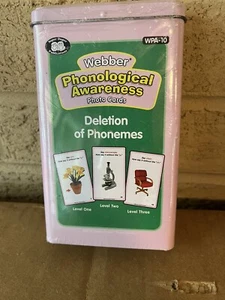 Webber Phonological Awareness Photo Cards Deletion of Phonemes : Wpa10 by Wendy - Foto 1 di 6