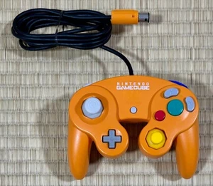 Nintendo Gamecube Controller Orange DOL-003 Fully Working - Japan Vgood! - Picture 1 of 6