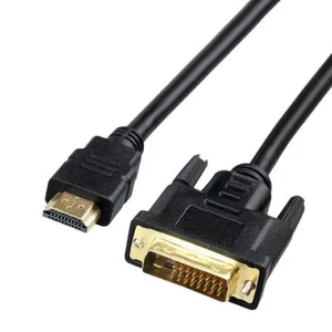 Cable HDMI a DVI-D de alta resolución 2560x1440 negro delgado 4XEM 4XHDMIDVI6FT 6 pies - Imagen 1 de 3