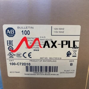 NEW IN BOX FROM 100-C72D10 ALLEN BRADLEY. Contactor 120v- - Picture 1 of 1