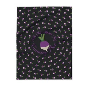 Blackadder Cunning Plan Pattern/BLK-Arctic Fleece Blanket by GatorDesign 3 SIZES - Picture 1 of 14