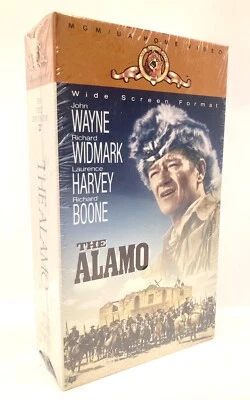 THE ALAMO VHS - John Wayne - NEW / FACTORY SEALED - 1990 Release 2 Tape Set  - Image 1 of 4