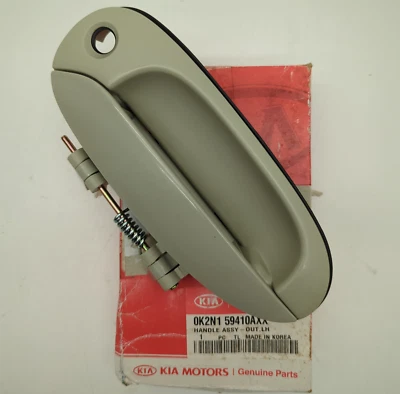 Nueva manija de puerta exterior genuina OEM para Kia 1998-2004 Spectra Sephia 0K2N159410AXX LH Foto 1 de 4
