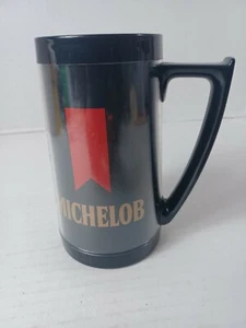 ThermoServ MICHELOB Beer Insulated Tall Black Plastic Greek Week Anheuser Busch - Picture 1 of 7