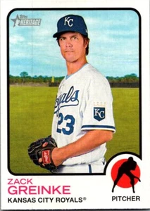 2022 Topps Heritage Zack Greinke #664 Kansas City Royals - Picture 1 of 2