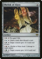 Obelisk of Alara Conflux HEAVILY PLD Artifact Rare MAGIC GATHERING CARD ABUGames