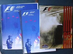 2005 Indianapolis Motor Speedway Formula One US Grand Prix Race 3 Program Set -- - Picture 1 of 1