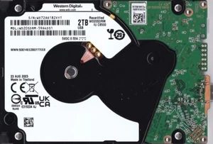 WD20SDRM-59A4DS1 WESTERN DIGITAL s/n: WX72A6 AUG/ 2023 Thailand  2TB USB-C 2.5" - Picture 1 of 5