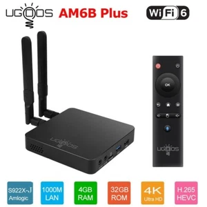 UGOOS AM6B PLUS 4GB+32GB Amlogic S922X-J Android 9.0 TV Box 4K WiFi6 1000M - Picture 1 of 11