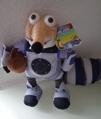 Original Ice Age 5 Kollision voraus!30cm Plüsch  Stofftier Scrat mit Etikett - Bild 1 von 2