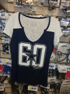 NFL DALLAS COWBOYS #60 HER STYLE T-SHIRT MEDUIM - Picture 1 of 2