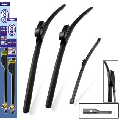 Fits Seat Ateca 2016-2022 alca Super Flat Wiper Blades Full Set ASF26"18"ST11"G - Image 1 of 4