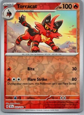 Torracat SV05: Temporal Forces 033/162 Near Mint NM Reverse Holo - Image 1 of 2