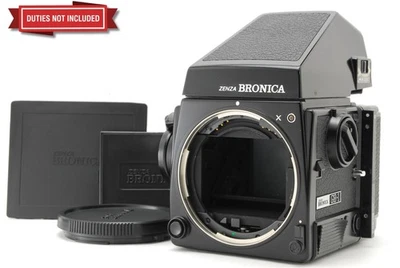 Lesen! [Exc+5] Zenza Bronica GS-1 Mittelformat AE Finder 120 Film Back JAPAN - Bild 1 von 4