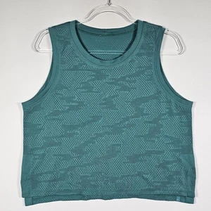 Lululemon Train to Be Tank Cropped Top Forest Green Size Medium/large Athleisure - Picture 1 of 9