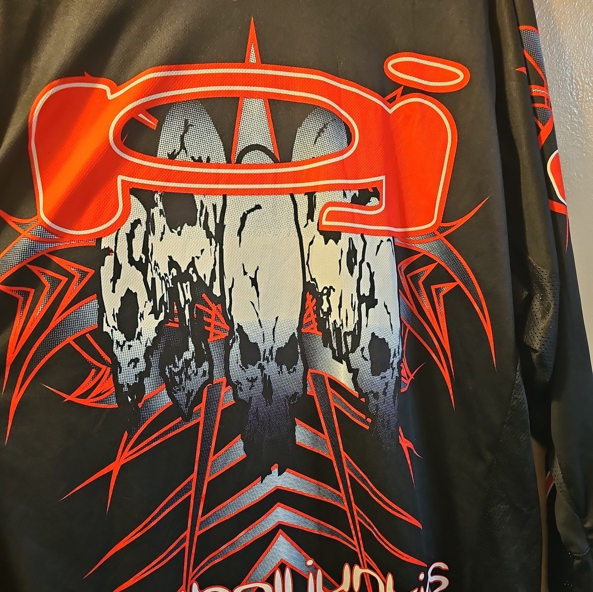 Cramps Halloween Ball '06 Tシャツ XL Skeleton Hands Boobs Halloween T-Shirt - Slim Fit Ghost