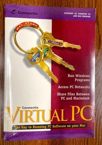 Vintage Mac Connectix Virtual PC For : Windows 98, 95 & DOS Version-Sealedd - Picture 1 of 2
