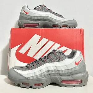 Nike Air Max 95 Essential “Smoke Grey Uni Red” Men’s Size 11.5 Lifestyle Sneaker - Picture 1 of 10