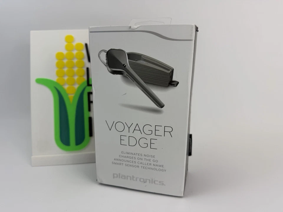 Plantronics Voyager Edge Bluetooth Wireless Headset + Charging Case- Gray - Image 1 of 4