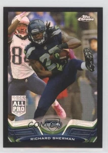 2013 Topps rifrattore cromato nero /299 Richard Sherman #156 - Foto 1 di 3