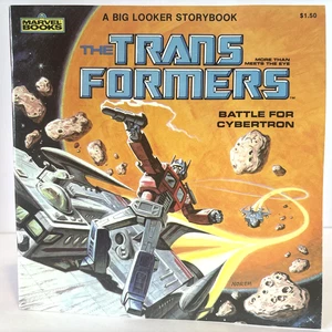 Vintage 80’s TRANSFORMERS Battle For Cybertron (1984) Marvel Books Paperback VGC - Picture 1 of 6