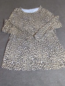 Chicos Women's Top | Size 3 | Leopard Print Long Sleeve Top | Super Soft - Picture 1 of 22