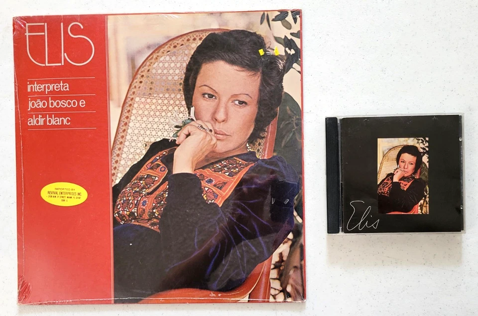 Elis Regina Lot.Elis interpreta joao bosco e aldir blanc Lp(Brand New)&CD(EX). - Image 1 of 3