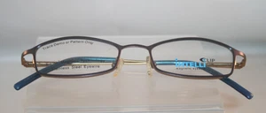 ELITE EYEWEAR INTELLI CLIP 729 MAGNETIC EYEGLASSES NO SUNCLIP PURPLE 47-17-135 - Picture 1 of 7