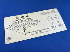 Signo de traducción de dinero mexicano y estadounidense AAA Laredo, TX Tabla de equivalentes de 1940 - Imagen 1 de 7