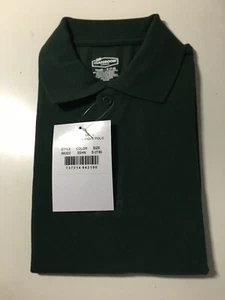 CLASSROOM UNIFORMS YOUTH UNISEX SHORT SLEEVE PIQUE POLO GREEN SMALL (7/8) NWT!!! - Picture 1 of 4