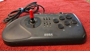 Sega Genesis 6 Button Arcade Stick Joystick - Black MK-1627 Tested Works - Picture 1 of 4