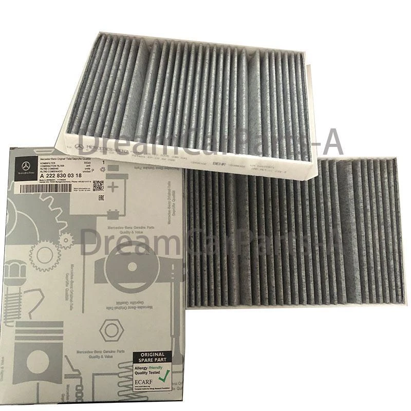 2x Filtro de aire de cabina Mercedes Benz W222 S450 S550 S560 S63 Clase S OEM 2228300318 Foto 1 de 4