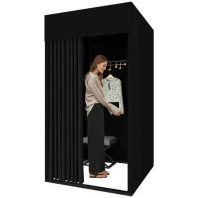 Mall Clothing Store Fitting Room Movable Changing Room Temporary Locker Room - image 1 of 4