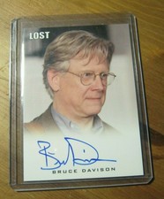 Lost Archives Autograph #NNo Bruce Davison Dr. Brooks 2010 Rittenhouse ZN3