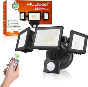 3 Modes LED Security Flood Light Outdoor PIR Motion Sensor 3200LM Waterproof - Picture 1 of 9