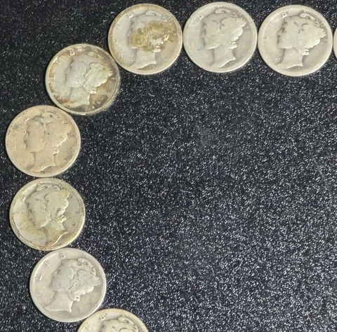 1920 P Circulated Mercury Silver Dime ☆1 Coin from Lot☆  DR313 Cover