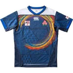 Maglia alternativa 2020 Tokyo olimpic rugby 7s Giappone uniformi canterbury blu navy - Foto 1 di 5