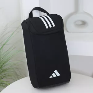Unisex 3 Stripe Boot Bag Football Shoes Bag Gym Sports Tennis Baseball Bags - Picture 1 of 6