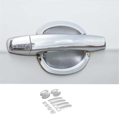 ABS Cromo 12-17 18 Para Volkswagen Jetta Cubierta Tazón Puerta Manija Taza Foto 1 de 4