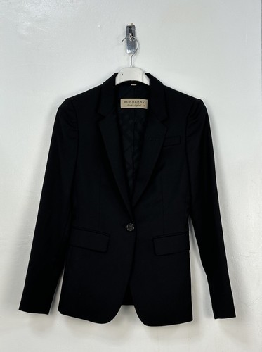 Splendido blazer donna Burberry lana taglia UK 2 ottime condizioni