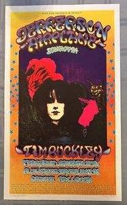 SILKSCREEN POSTER GRANDE BALLROOM-JEFFERSON AIRPLANE-CARL LUNDGREN-S/N - Picture 1 of 12