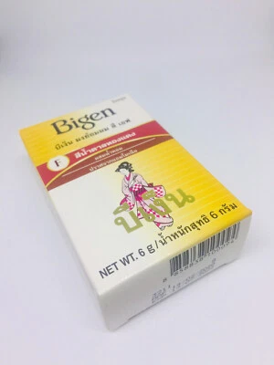 2x Tinte permanente para el cabello en polvo color marrón cobre Bigen 6 g sin amoníaco Foto 1 de 4