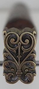 Großes vergoldetes Eisen Blume romantisches Modell Bronze Einband Vergoldung Binder #44 - Bild 1 von 1